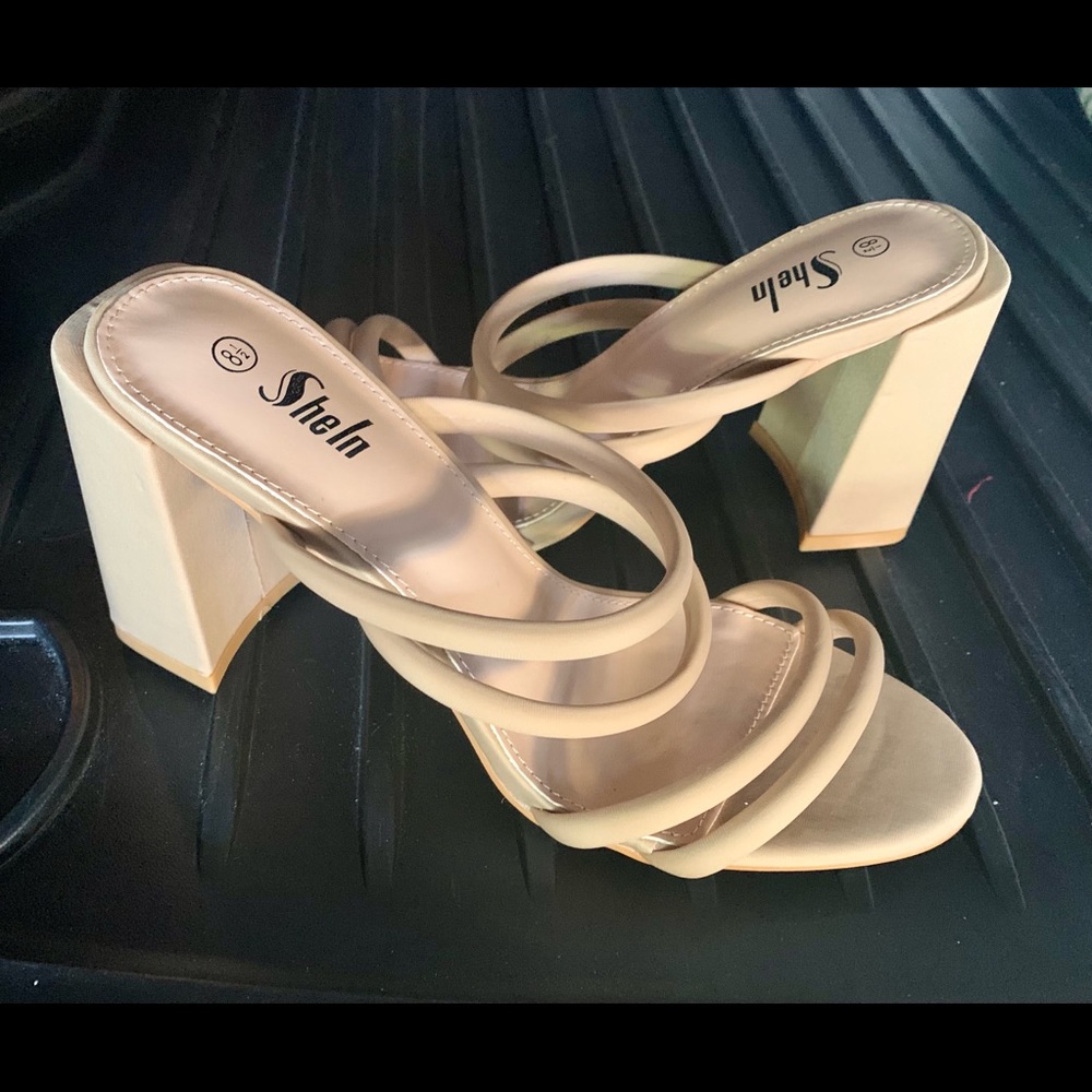 Brand New Never Worn Shein Heeled Sandals size 8.5